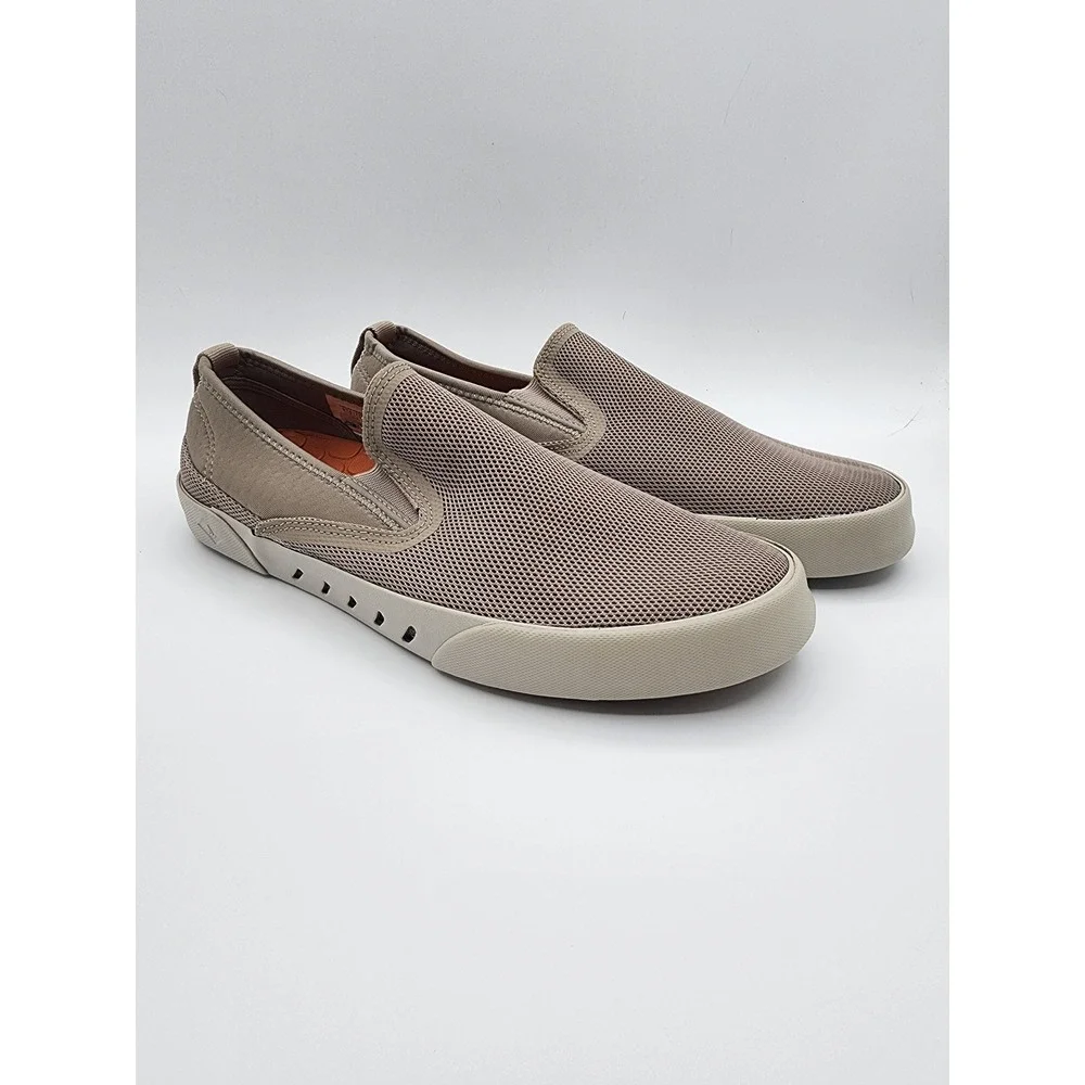 Sperry Mesh Slip On Boat Shoes Tan Beige Size 8